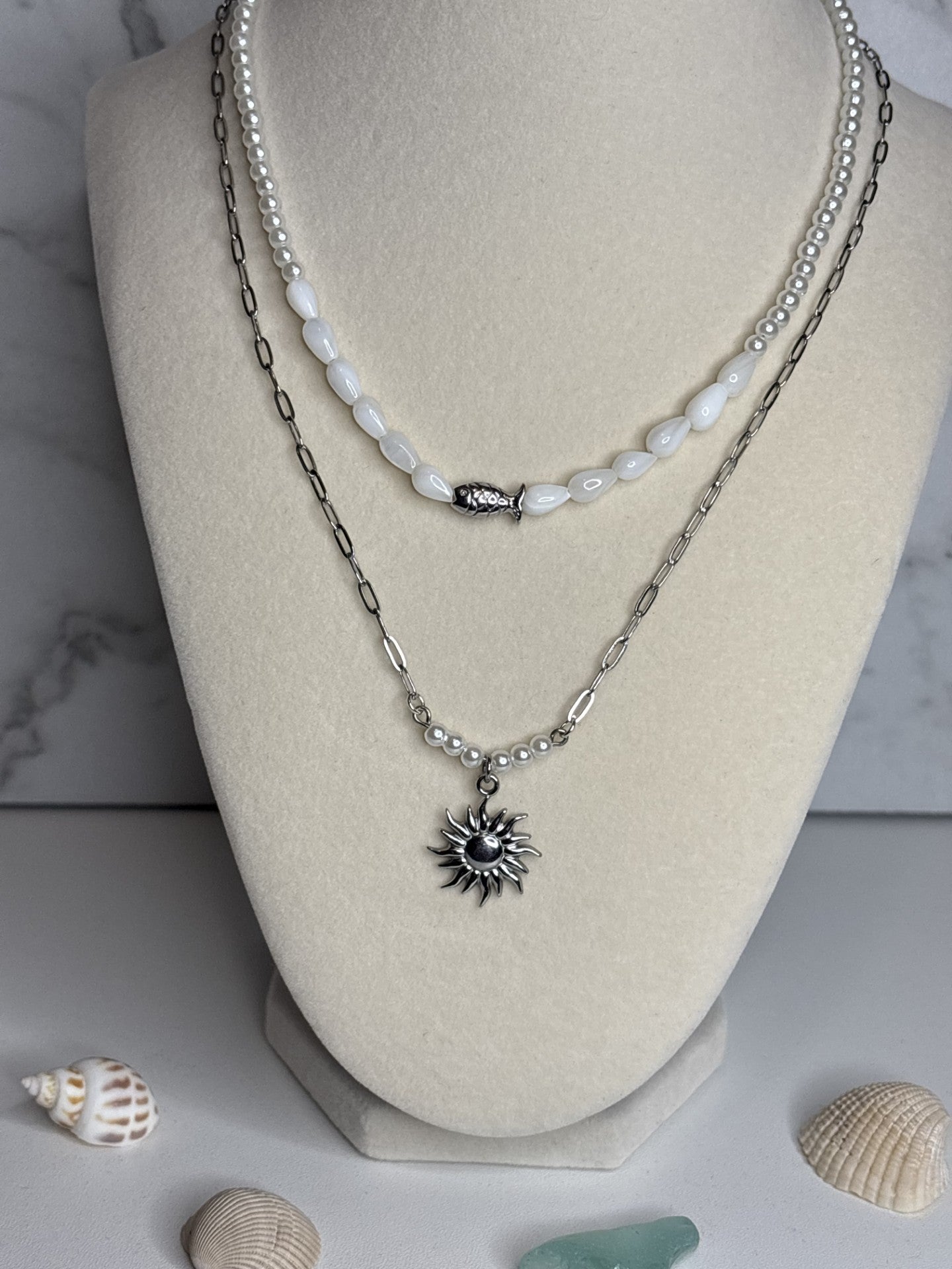 SILVER SOL & WHITE WAVE